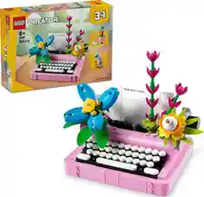 LEGO Creator 3 In 1 Typewriter with Flowers Toy Building Blocks Playset